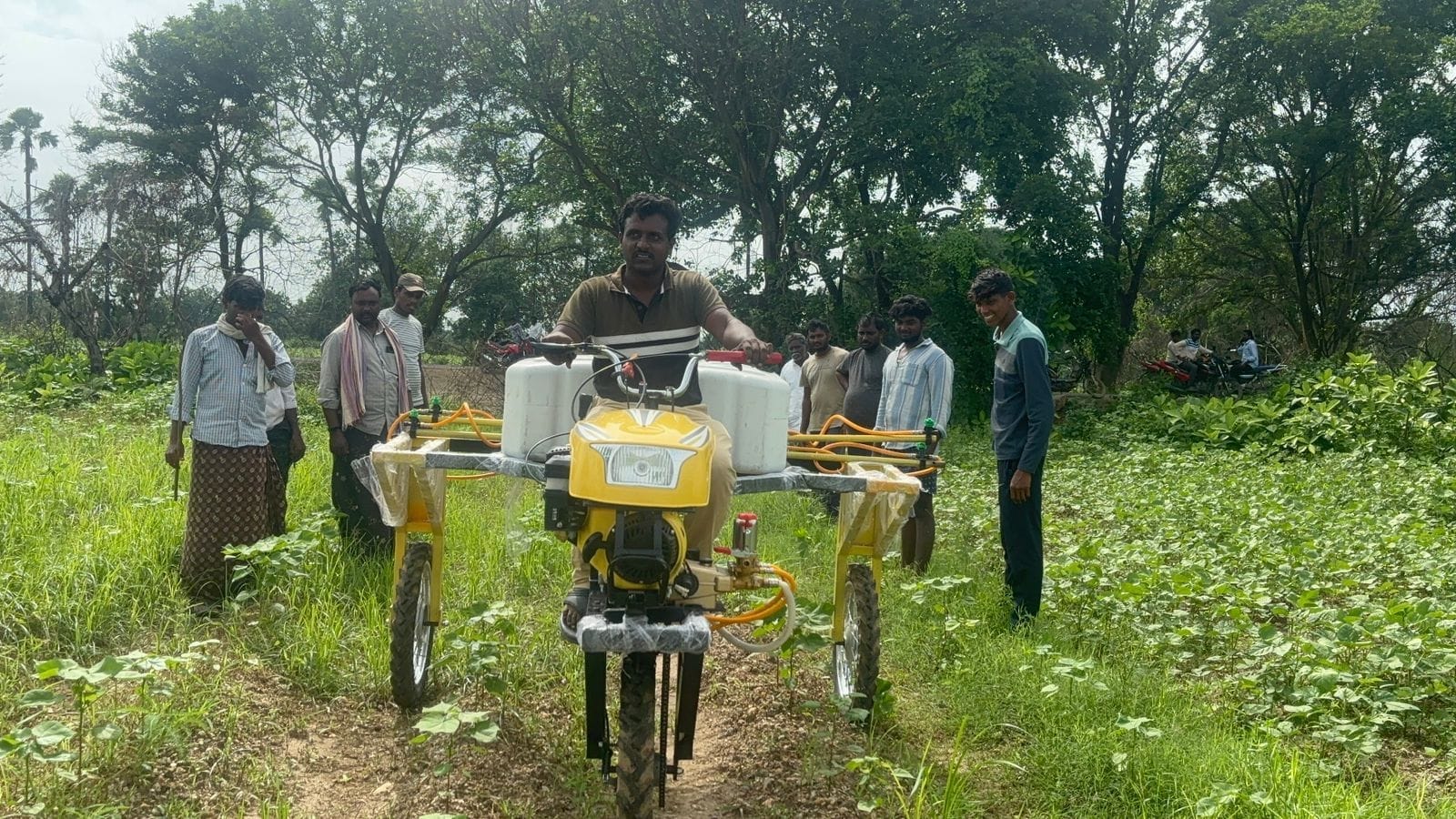 Farmers in the field