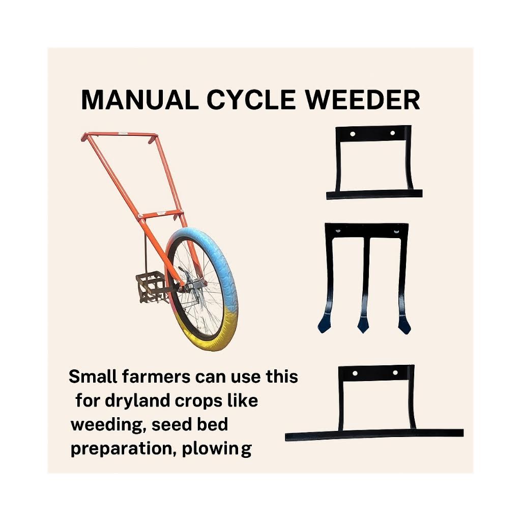 Manual cycle weeder
